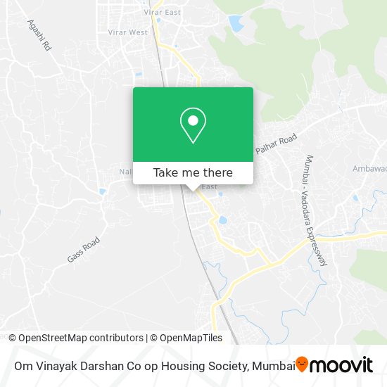 Om Vinayak Darshan Co op Housing Society map