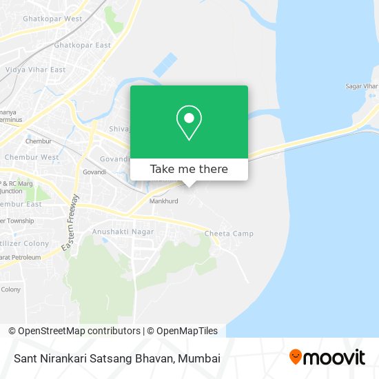 Sant Nirankari Satsang Bhavan map