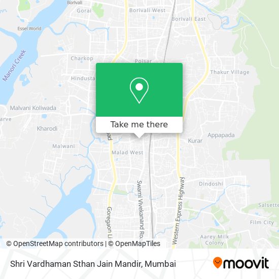 Shri Vardhaman Sthan Jain Mandir map