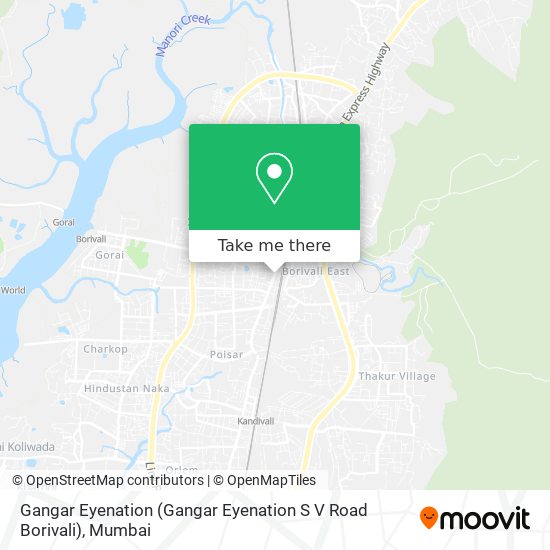 Gangar Eyenation (Gangar Eyenation S V Road Borivali) map