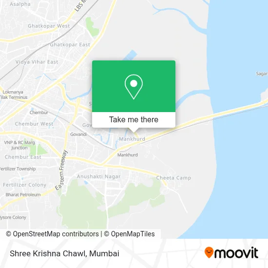 Shree Krishna Chawl map