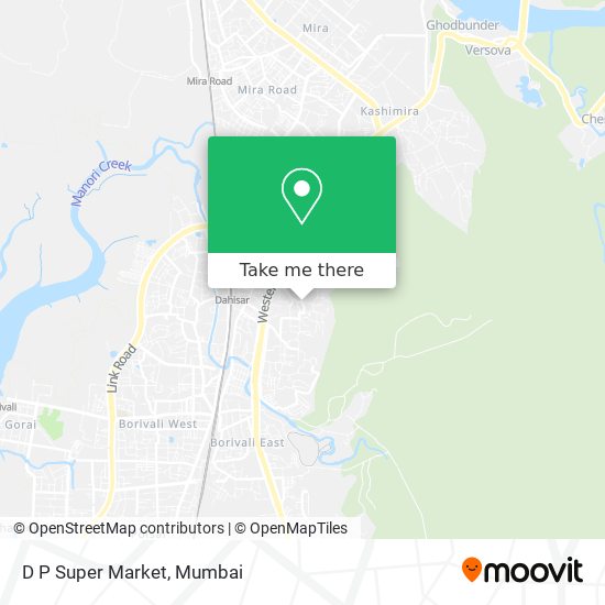 D P Super Market map