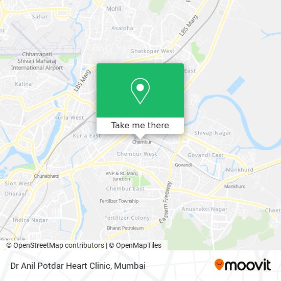 Dr Anil Potdar Heart Clinic map