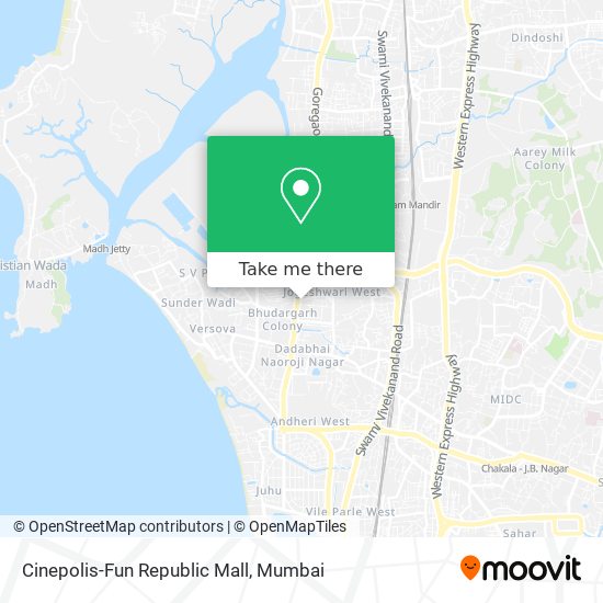 Cinepolis-Fun Republic Mall map