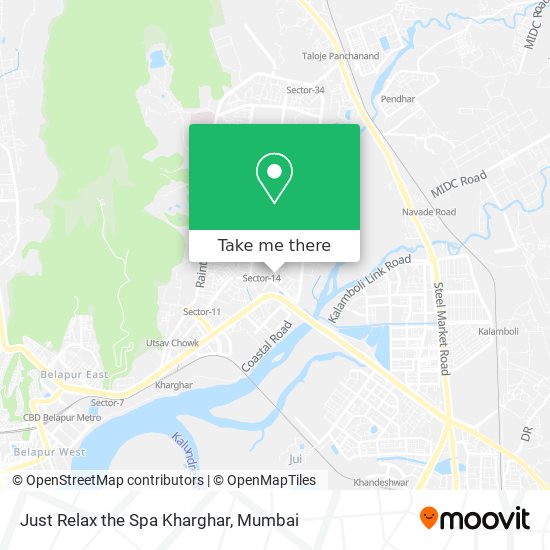 Just Relax the Spa Kharghar map
