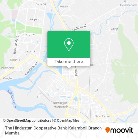 The Hindustan Cooperative Bank-Kalamboli Branch map