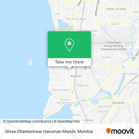 Shree Ghanteshwar Hanuman Mandir map