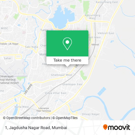 1, Jagdusha Nagar Road map