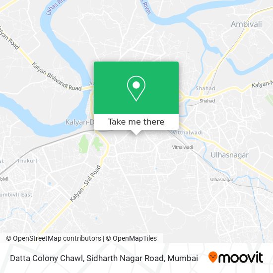 Datta Colony Chawl, Sidharth Nagar Road map