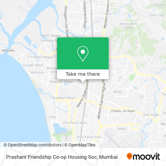 Prashant Friendship Co-op Housing Soc map
