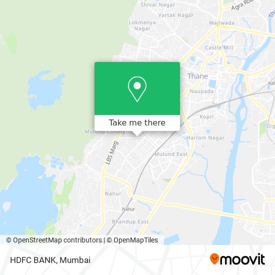 HDFC BANK map