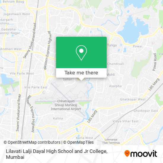 Lilavati Lalji Dayal High School and Jr College map