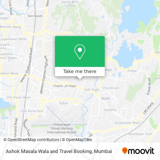 Ashok Masala Wala and Travel Booking map