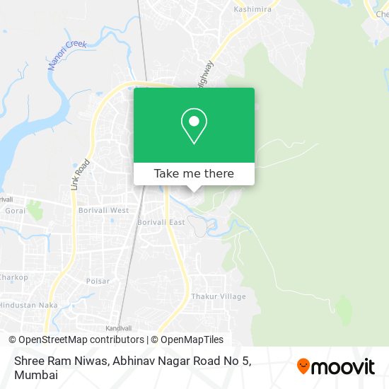 Shree Ram Niwas, Abhinav Nagar Road No 5 map