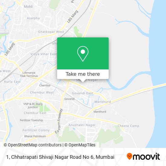 1, Chhatrapati Shivaji Nagar Road No 6 map