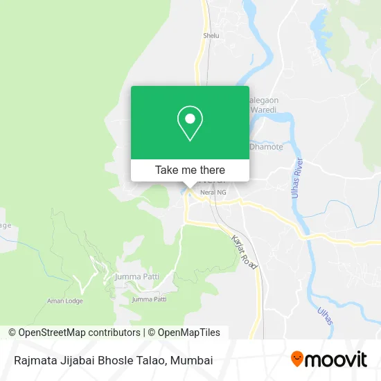Rajmata Jijabai Bhosle Talao map