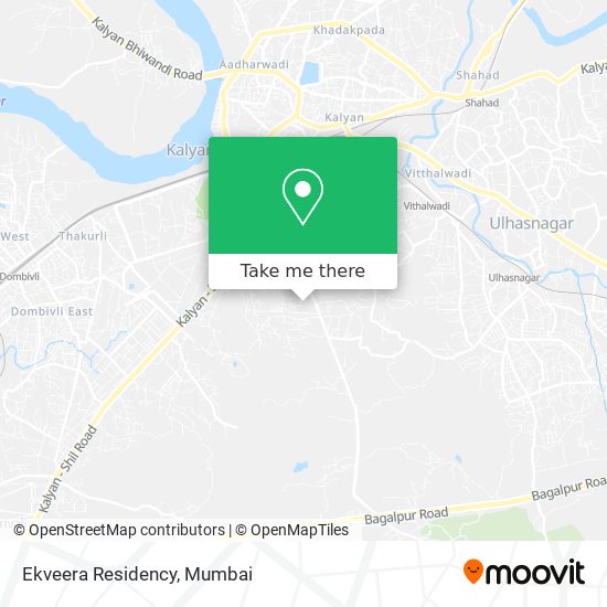 Ekveera Residency map