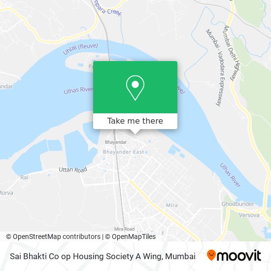 Sai Bhakti Co op Housing Society A Wing map