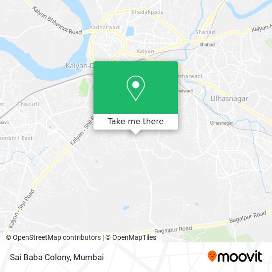 Sai Baba Colony map