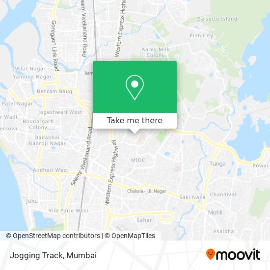 Jogging Track map