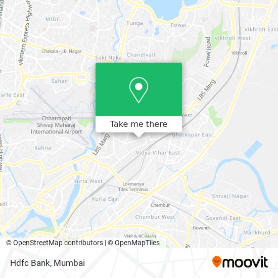 Hdfc Bank map