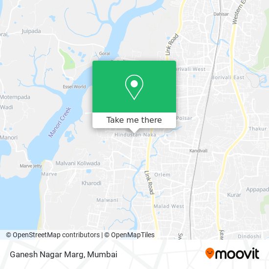 Ganesh Nagar Marg map