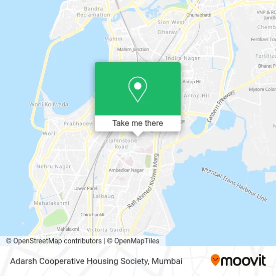 Adarsh Co Operative HSG Society map