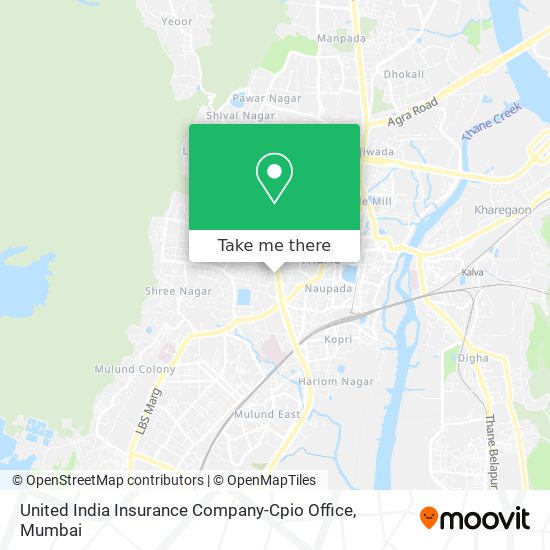 United India Insurance Company-Cpio Office map