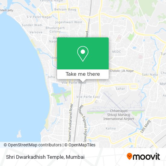 Shri Dwarkadhish Temple map