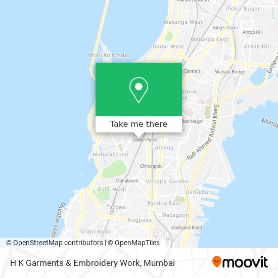 H K Garments & Embroidery Work map