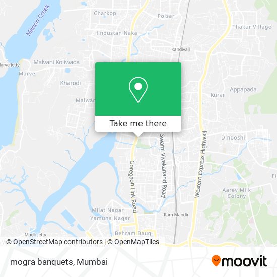 mogra banquets map