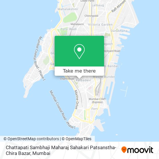 Chattapati Sambhaji Maharaj Sahakari Patsanstha-Chira Bazar map