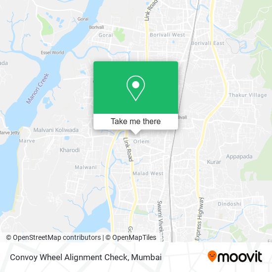 Convoy Wheel Alignment Check map