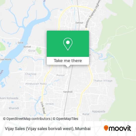 Vijay Sales (Vijay sales borivali west) map