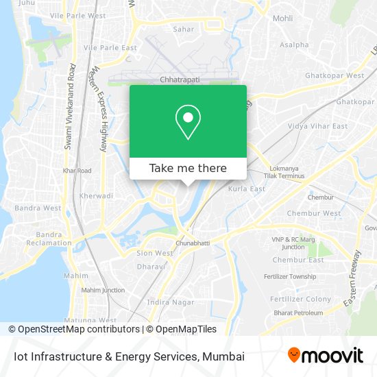 Iot Infrastructure & Energy Services map