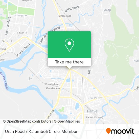 Uran Road / Kalamboli Circle map