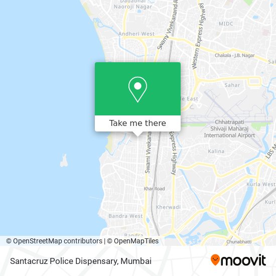 Santacruz Police Dispensary map