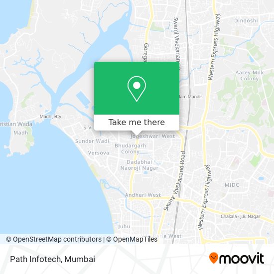 Path Infotech map