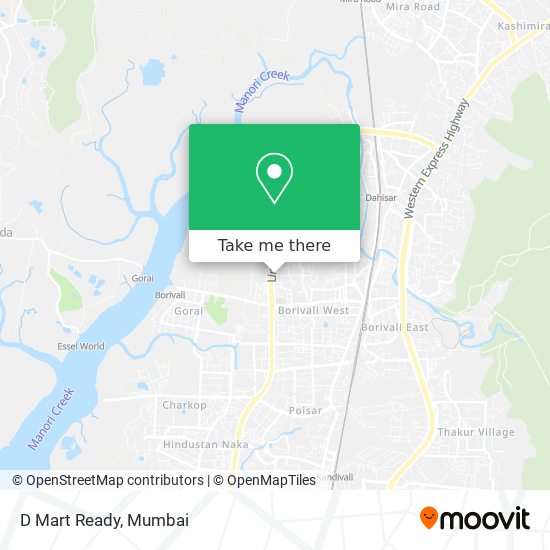 D Mart Ready map