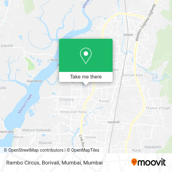 Rambo Circus, Borivali, Mumbai map
