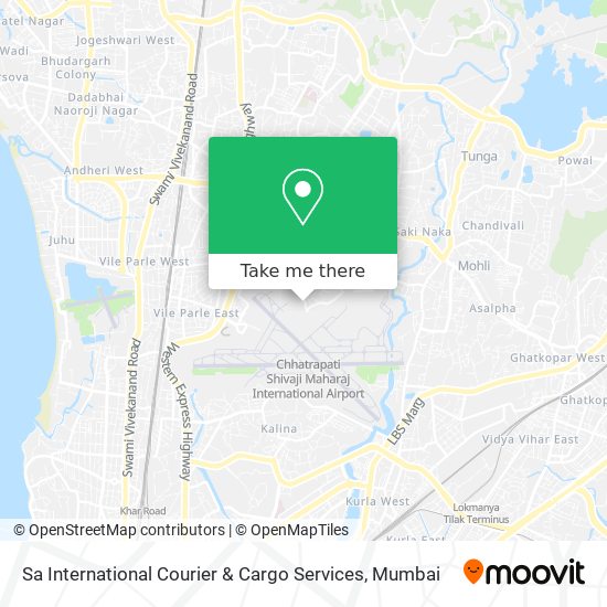Sa International Courier & Cargo Services map