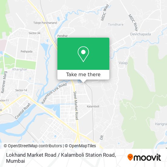 Lokhand Market Road / Kalamboli Station Road map