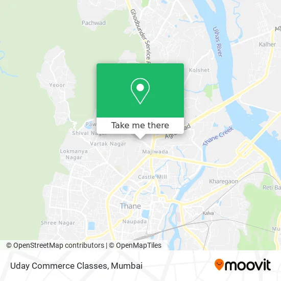 Uday Commerce Classes map