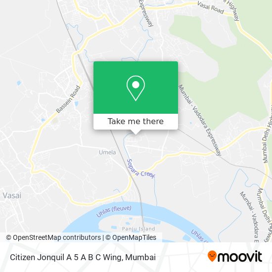 Citizen Jonquil A 5 A B C Wing map