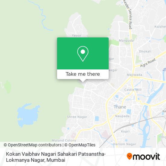 Kokan Vaibhav Nagari Sahakari Patsanstha-Lokmanya Nagar map