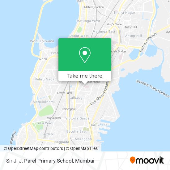 Sir J. J. Parel Primary School map