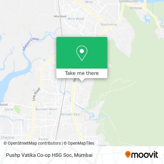 Pushp Vatika Co-op HSG Soc map