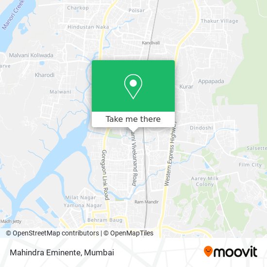 Mahindra Eminente map