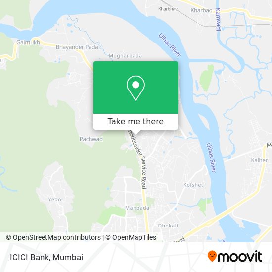 ICICI Bank map