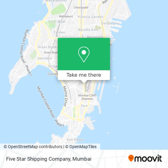 Five Star Shipping Company map